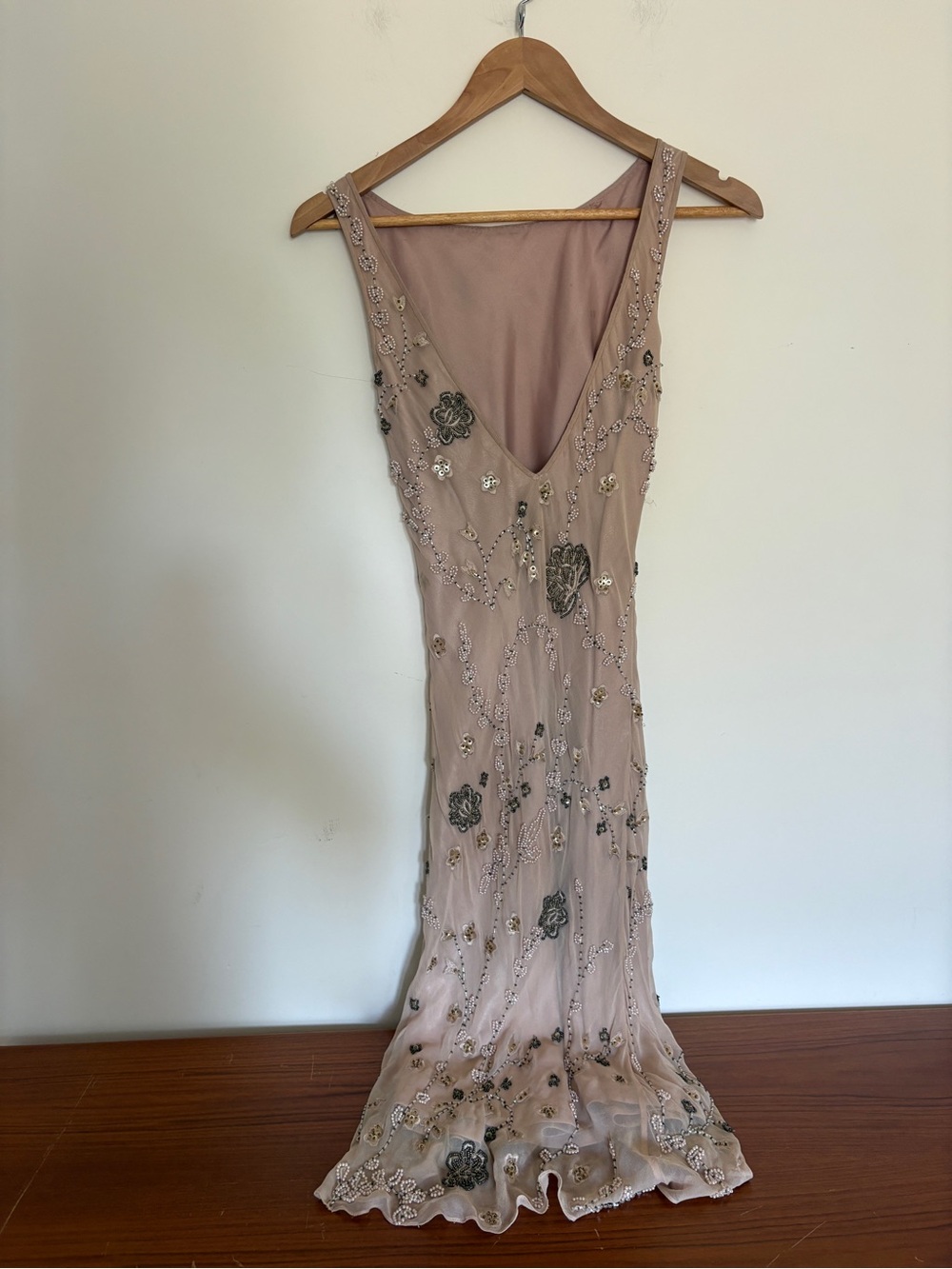 Vintage sue wong silk dress size 6 - Picture 3 of 7